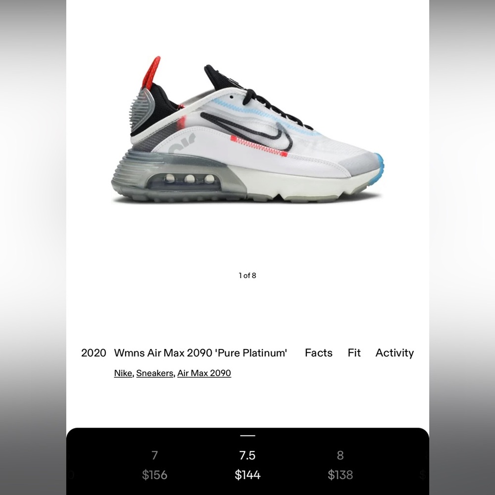 Women’s Nike Air Max 2090 ‘Pure Platinum’